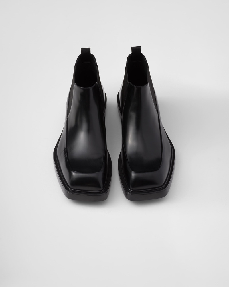 Brushed leather Chelsea boots 4