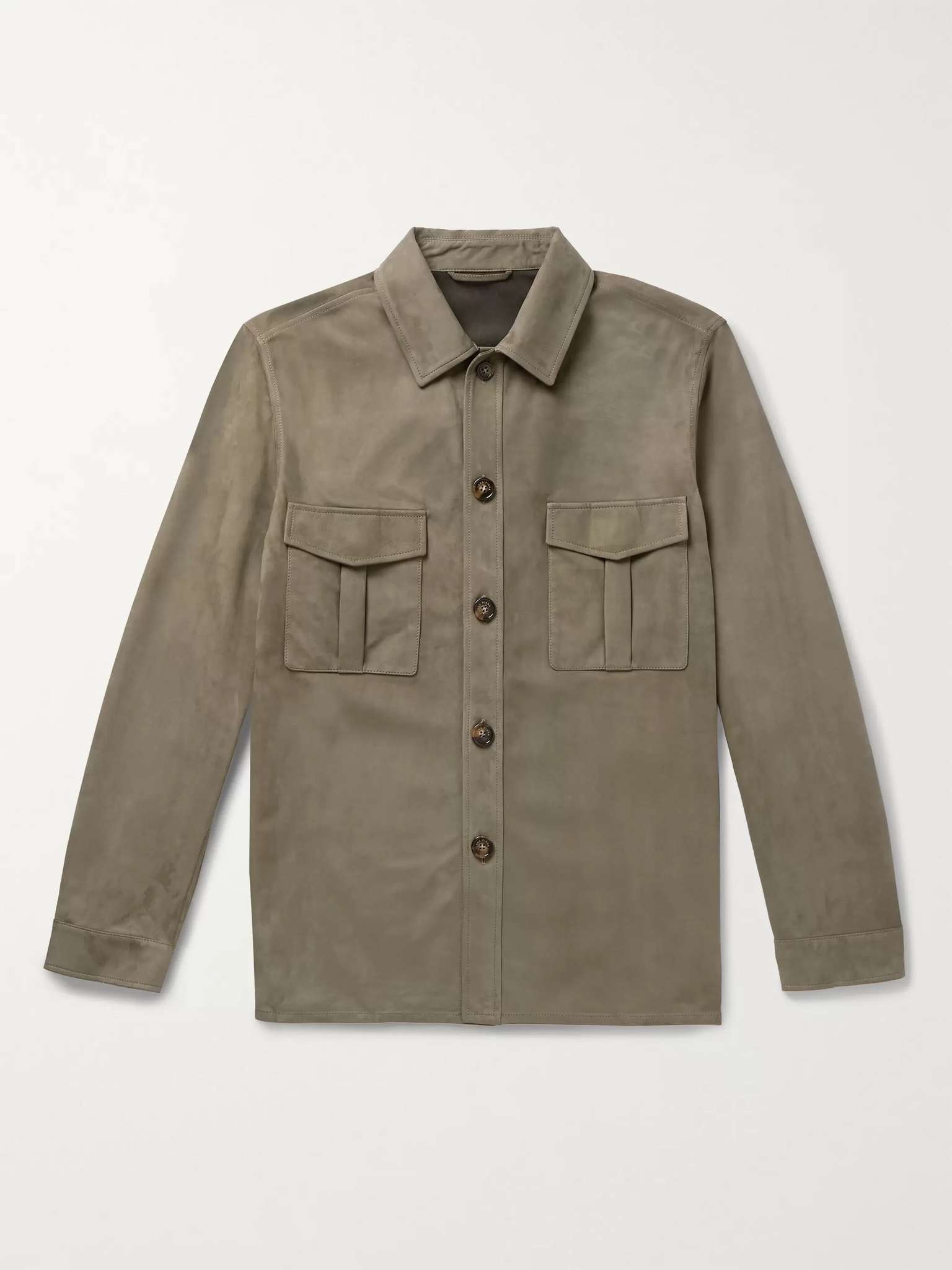 Suede Overshirt - 7