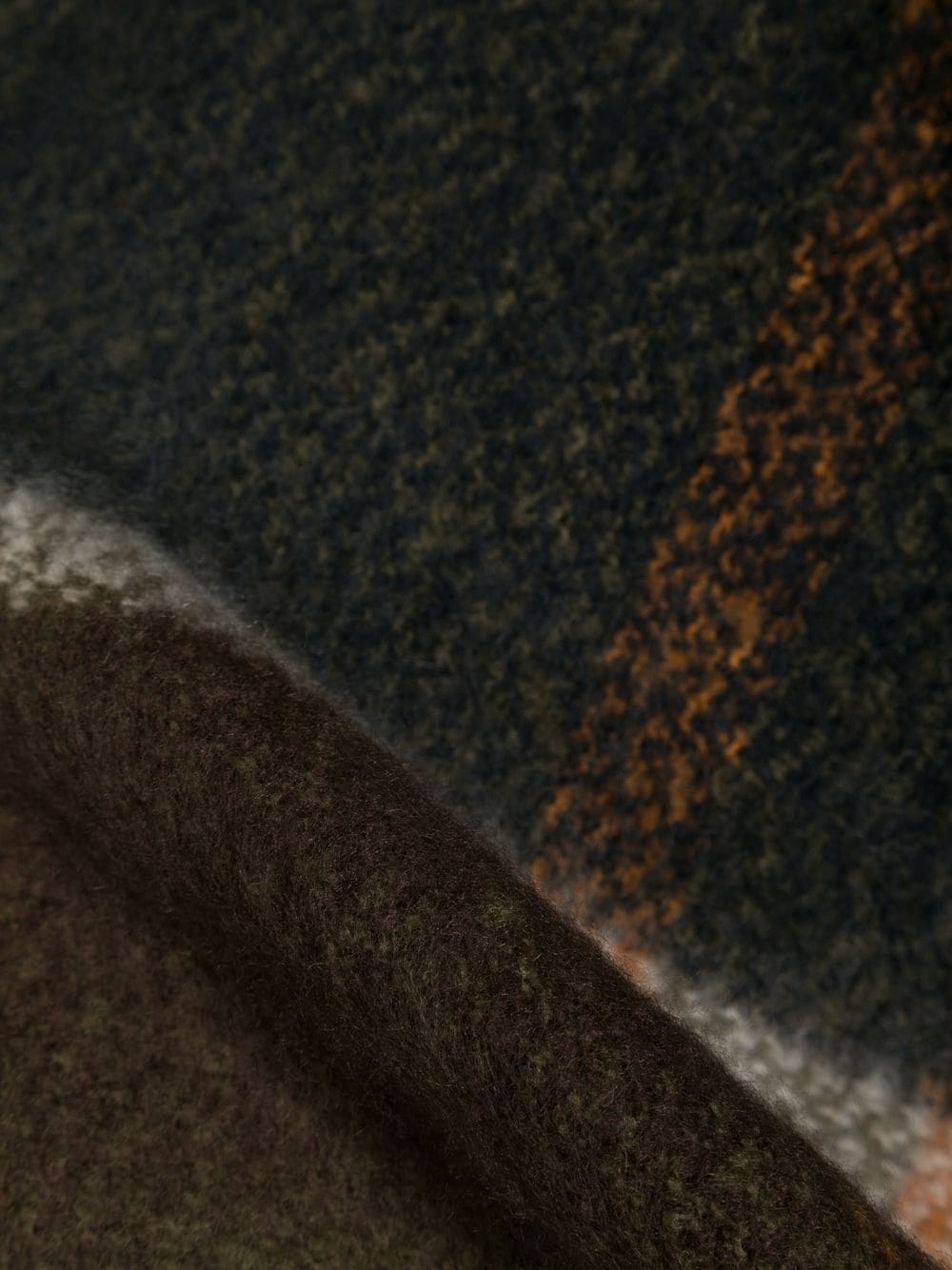 plaid fringe-detail scarf - 3