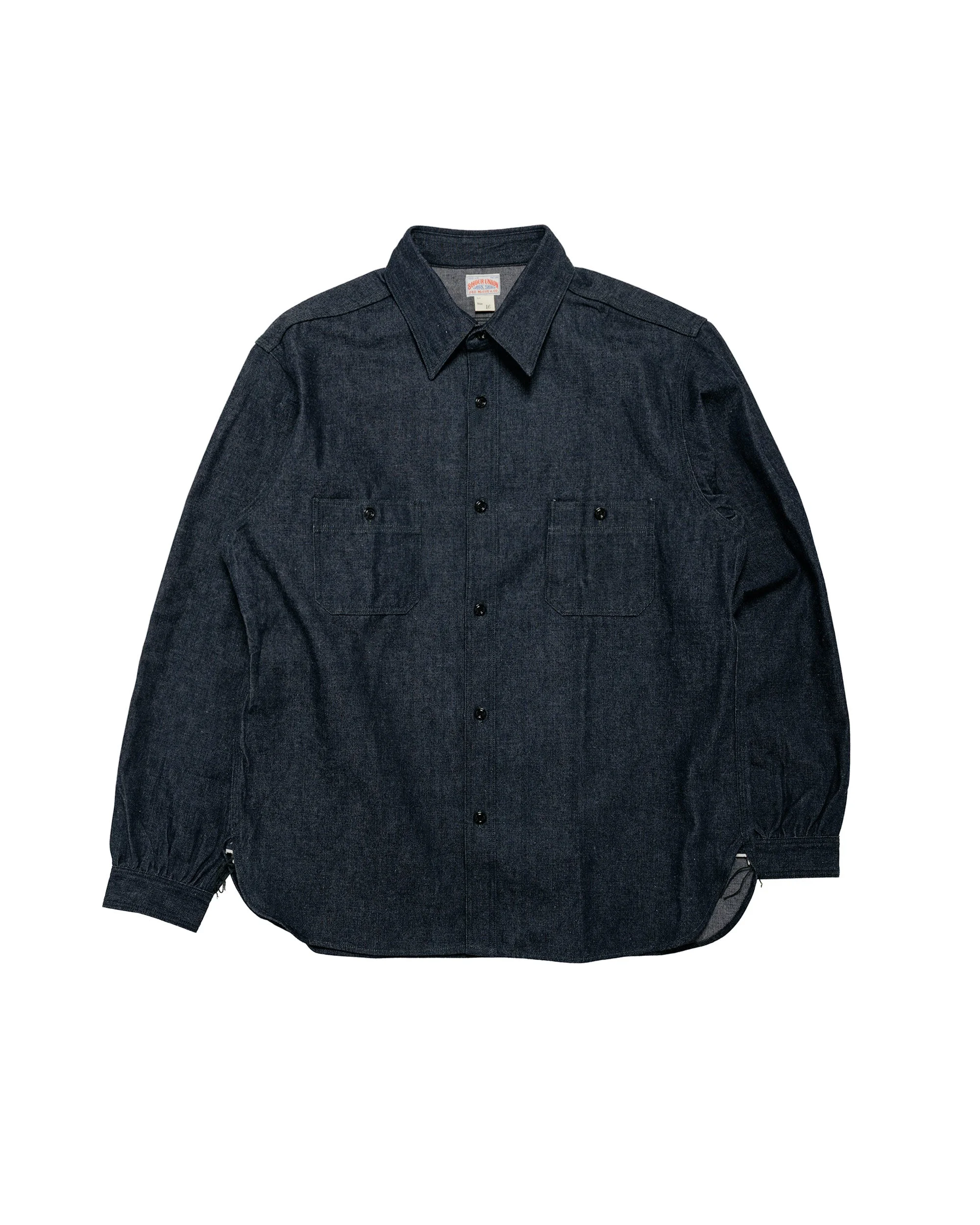 MS25103 8HU Denim Serviceman Work Shirt Indigo - 1