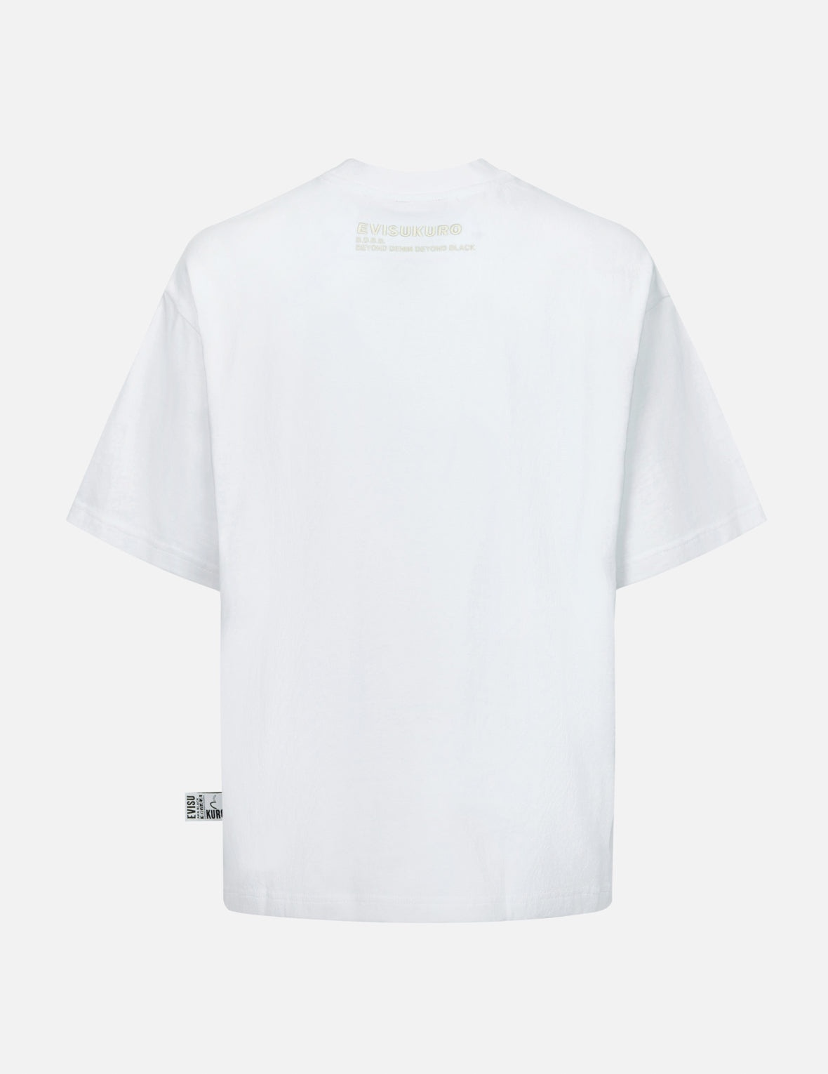 Paisley Check Insert Seagull Loose Fit T-shirt - 2