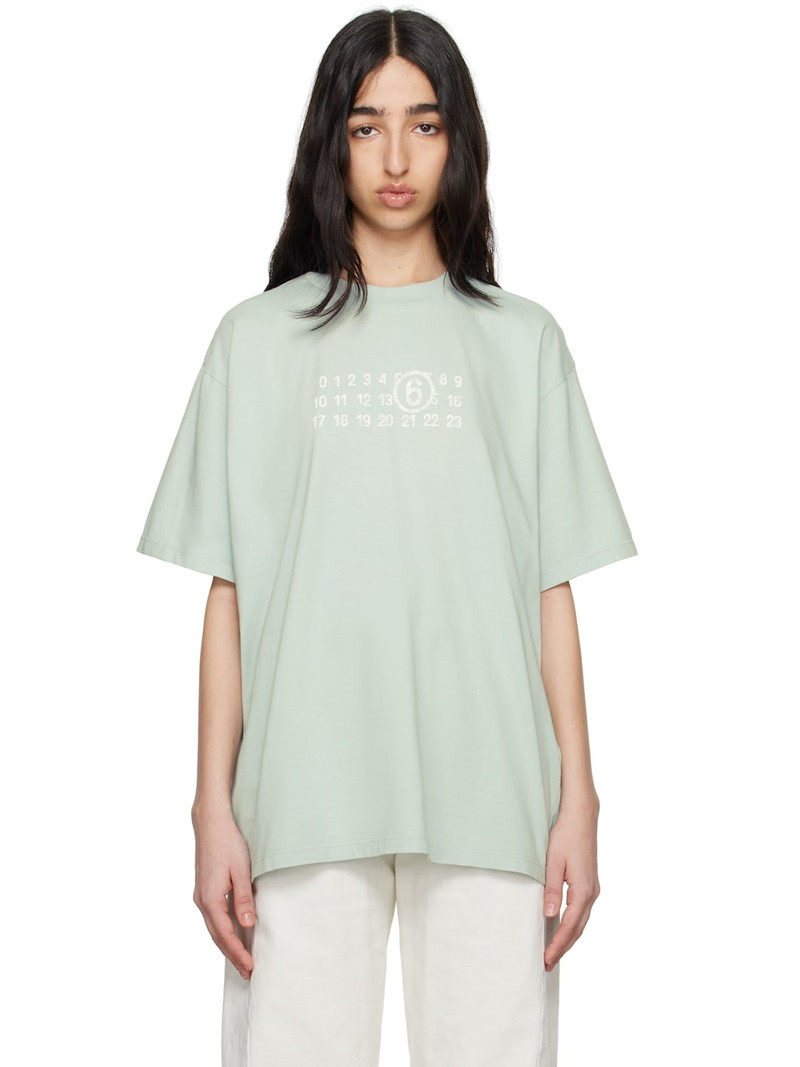 Blue Basic Jersey T-shirt 1