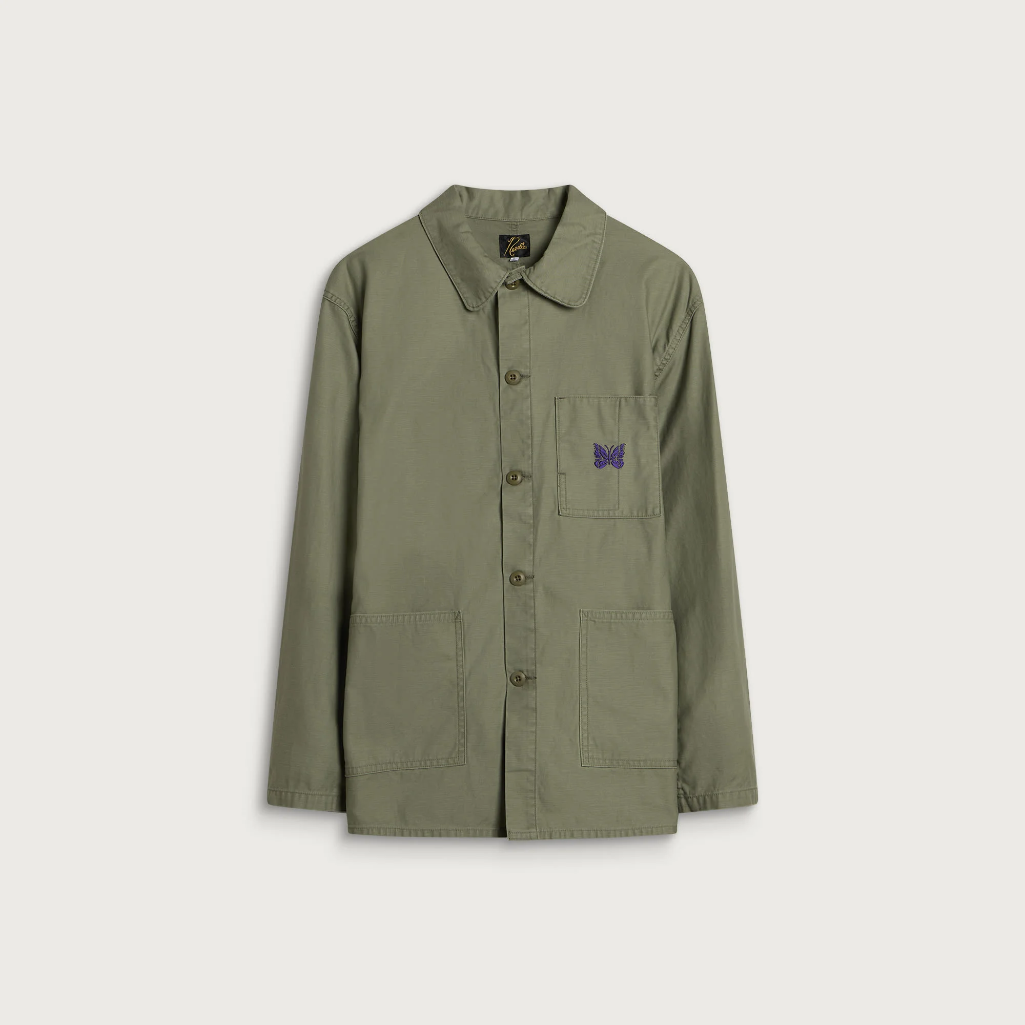 Needles Reversed Sateen Coverall Jacket - 1
