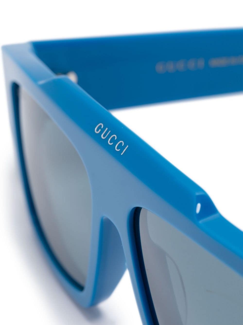 logo-print square-frame sunglasses - 3
