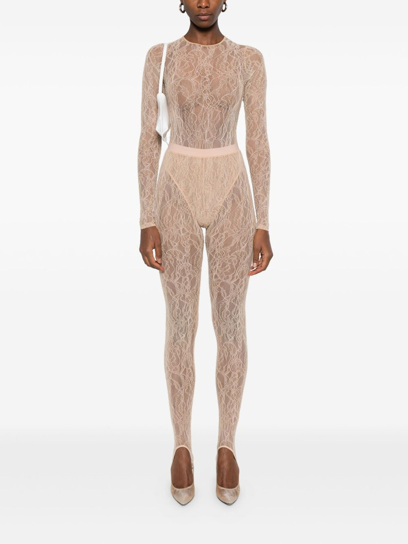 WARDROBE.NYC lace stirrup leggings outlook