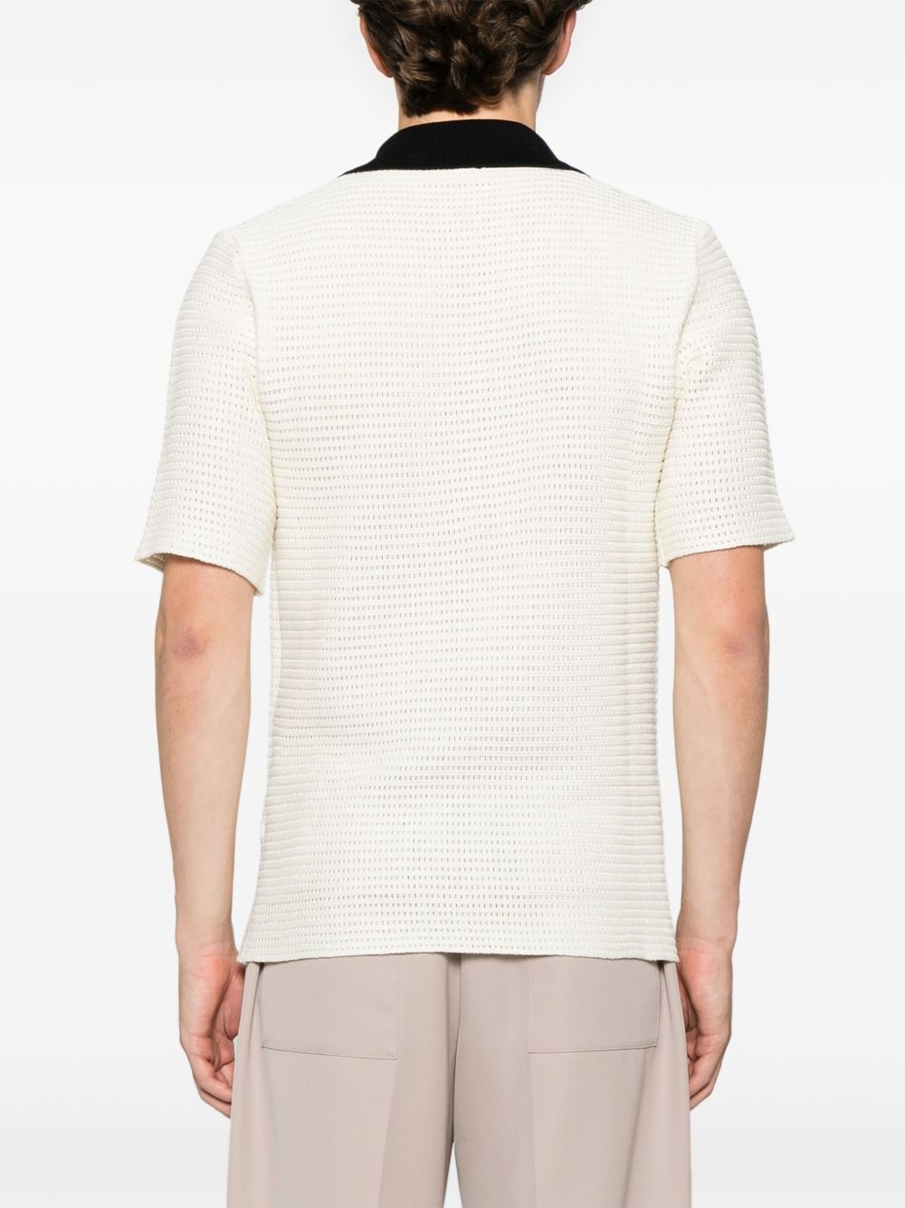Jil Sander knitted polo shirt | REVERSIBLE