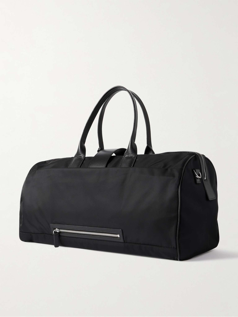 Butterfly Leather-Trimmed Nylon Duffle Bag 3