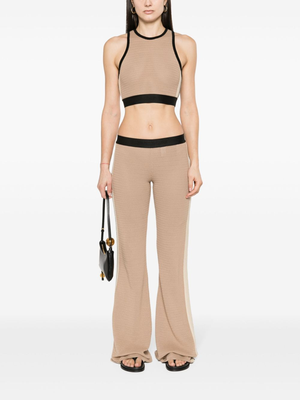 Palm Angels Trousers Beige - 4