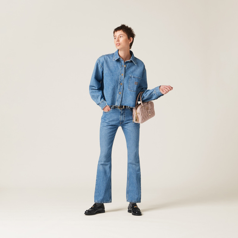 Miu Miu Denim pants outlook