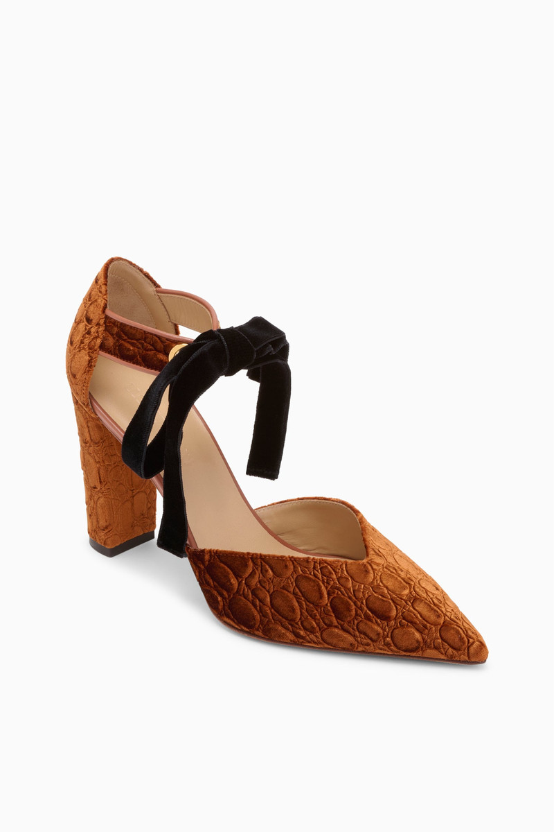 ULLA JOHNSON Corinna Eyelet Detail High Heel outlook