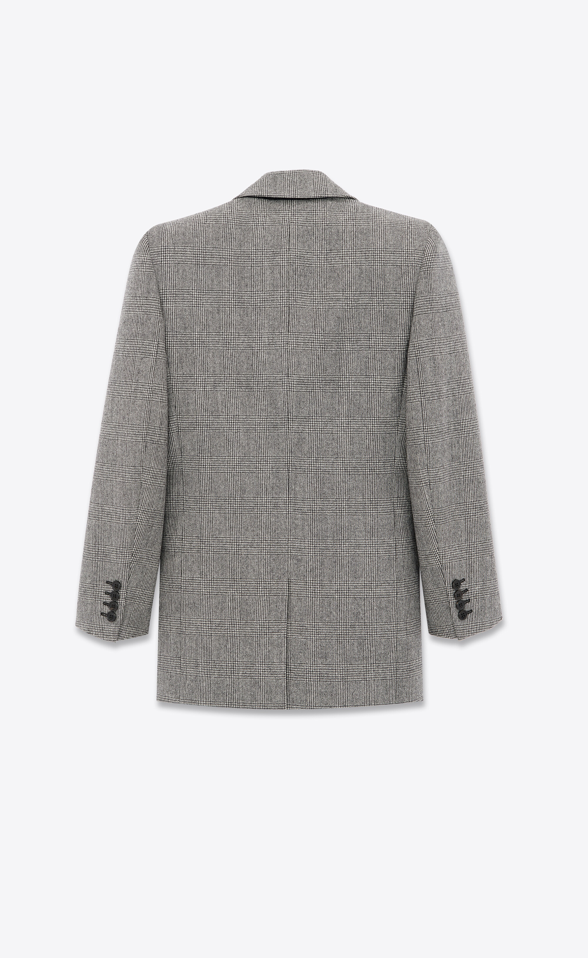 jacket in prince of wales flannel - 2
