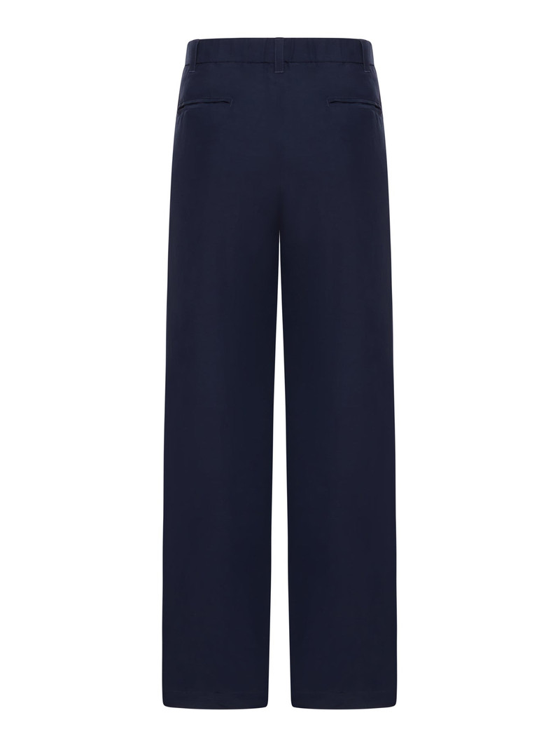 GIORGIO ARMANI WIDE-LEG TAILORED LINEN TROUSERS outlook