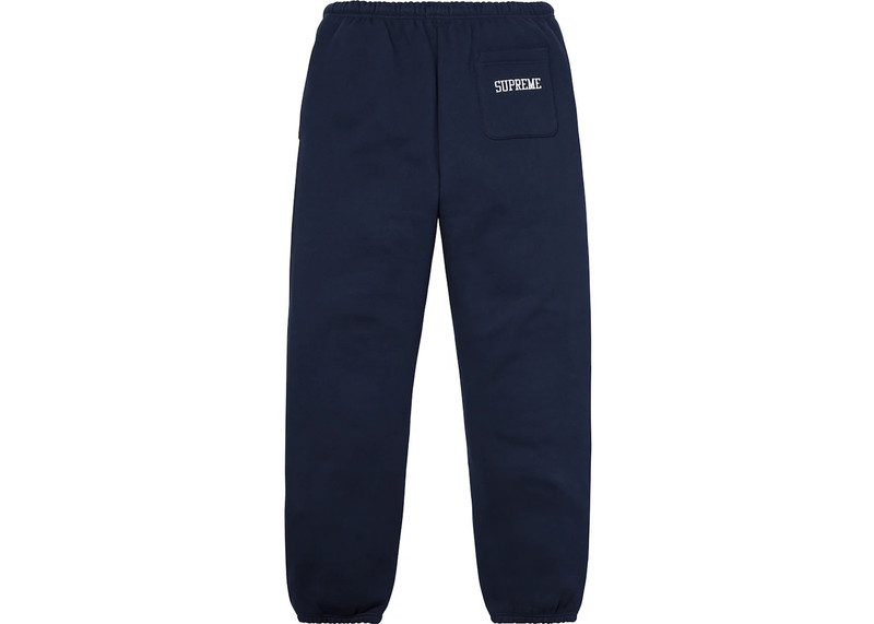 Supreme Supreme Champion Stacked C Sweatpant Navy outlook