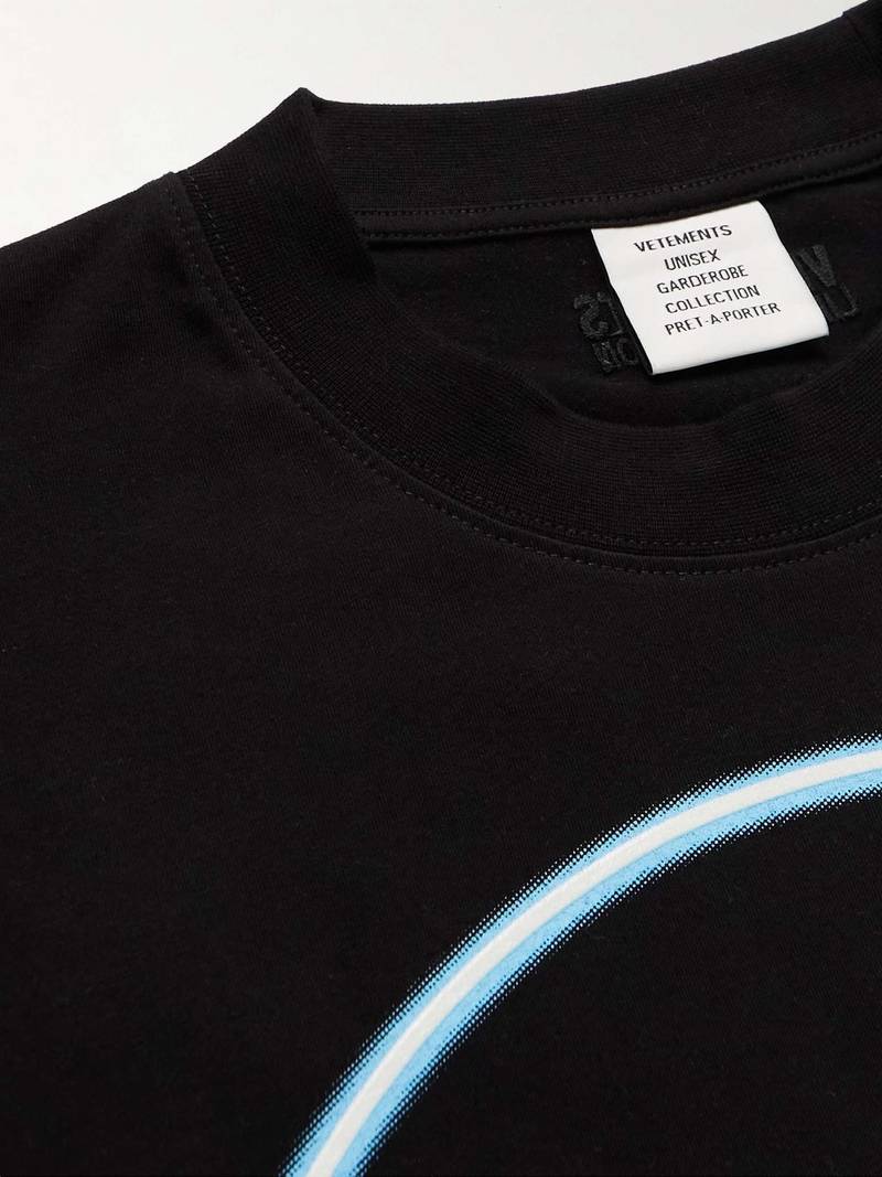 Oversized Logo-Print Cotton-Jersey T-Shirt 5