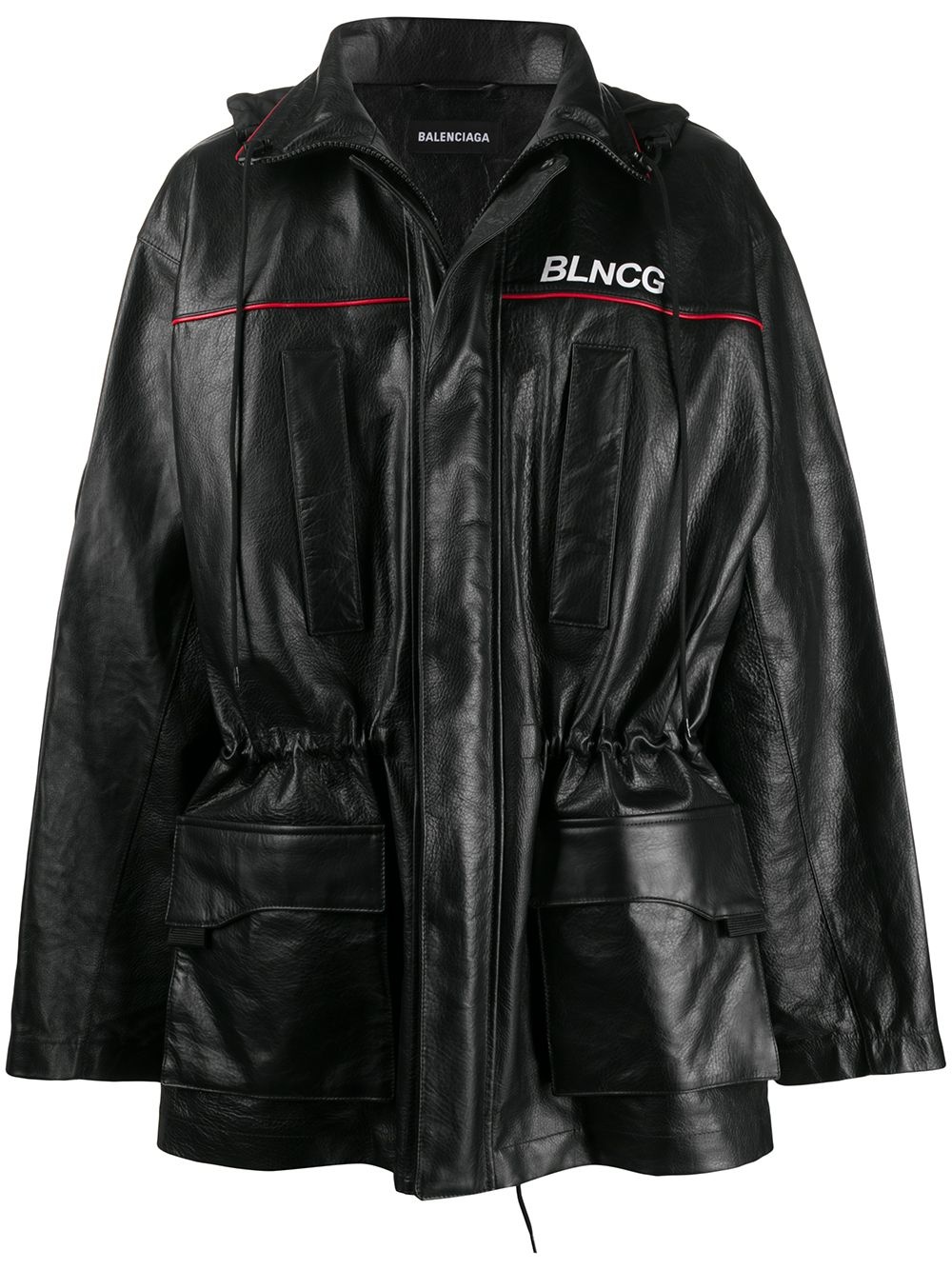 BLNCG leather parka - 1