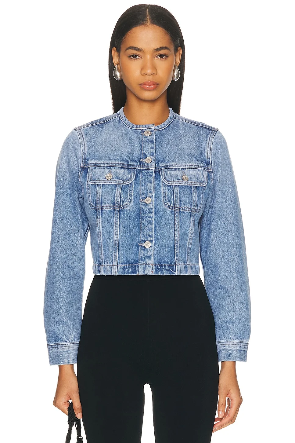 Devin Collarless Jacket - 1