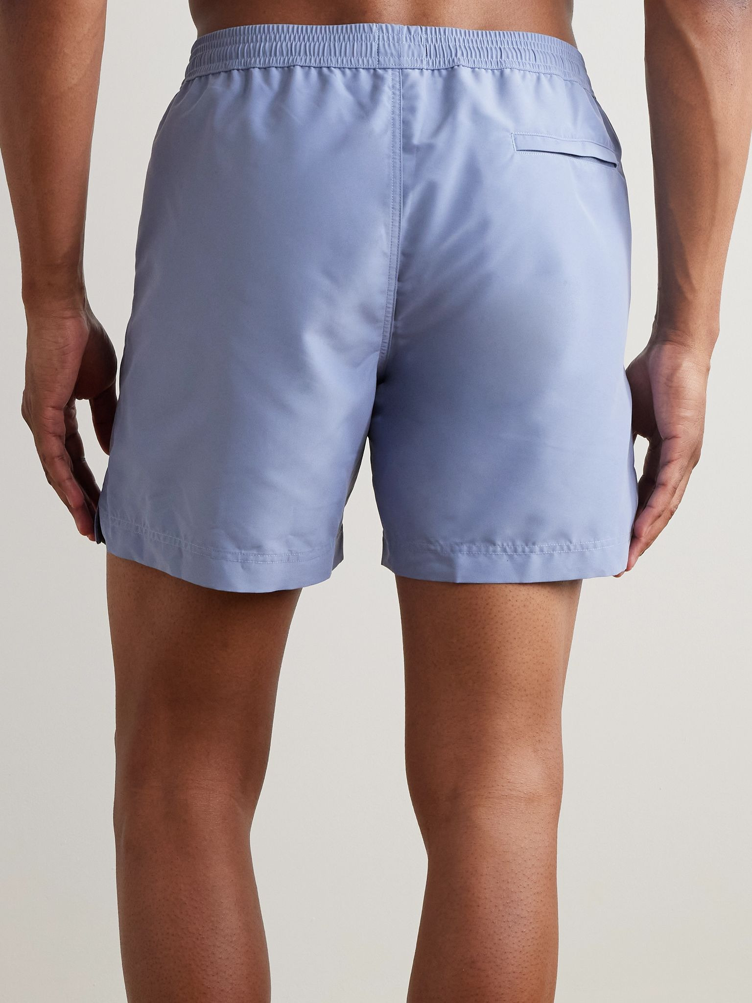 Straight-Leg SEAQUAL® Swim Shorts Blue - 3