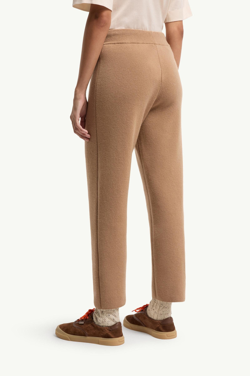 Wool & Cashmere Blend Cropped Jogging Pants 5