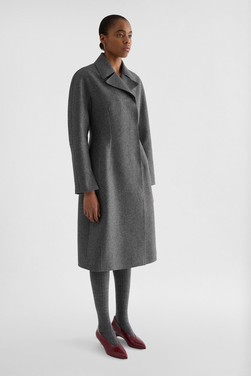 Melange Wool Coat 3