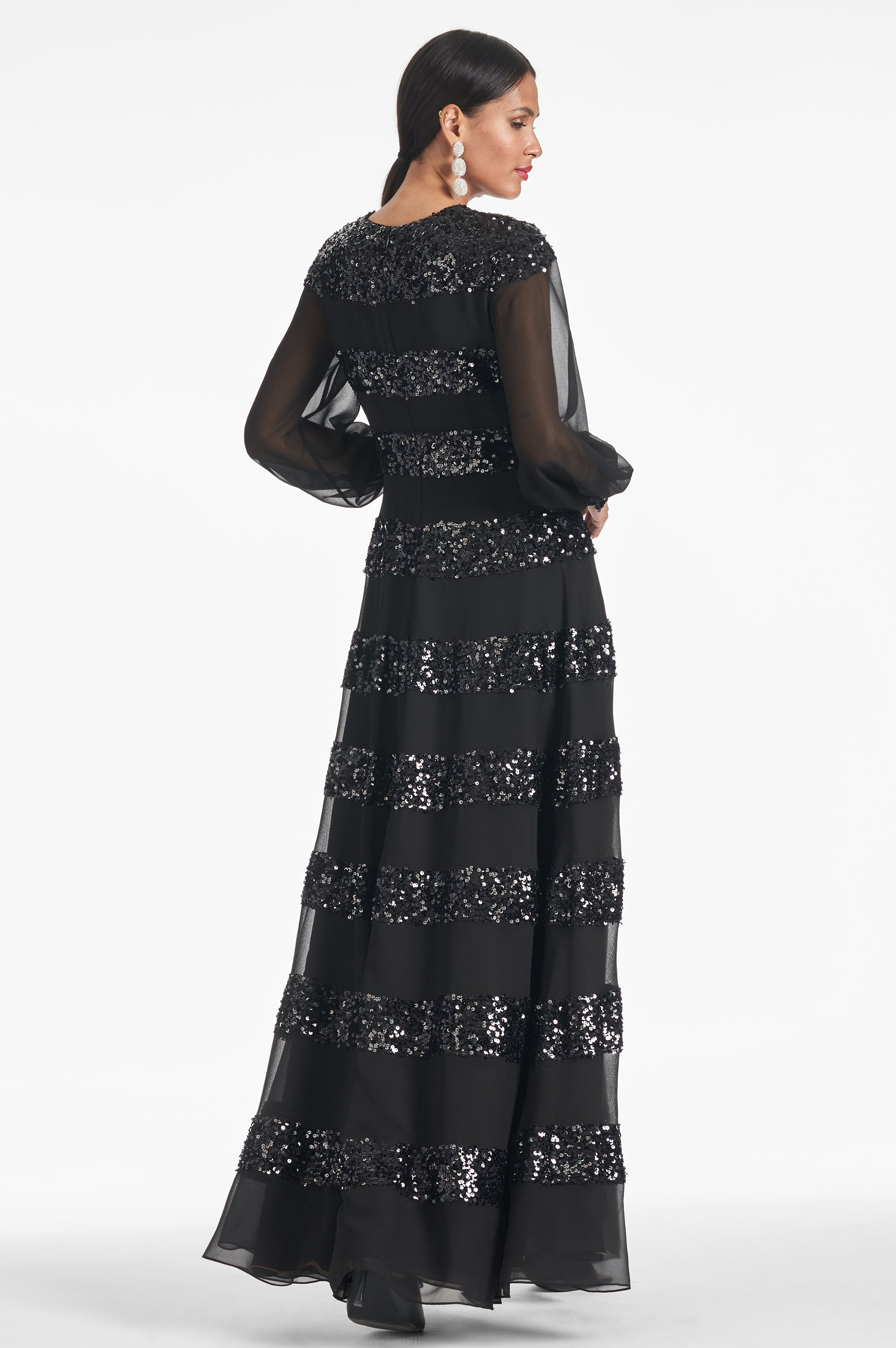 Brenda Gown - Black - 5