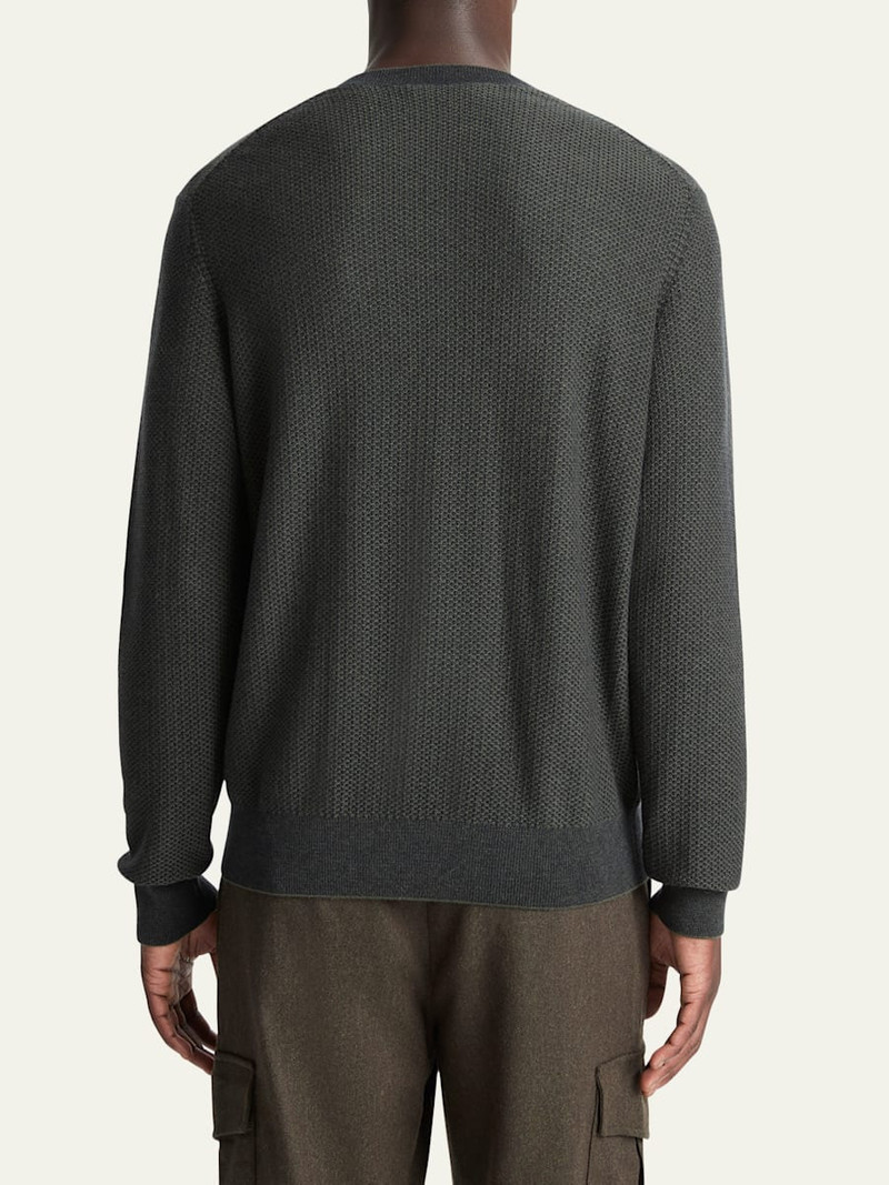 Vince Men's Geometric Jacquard Sweater outlook