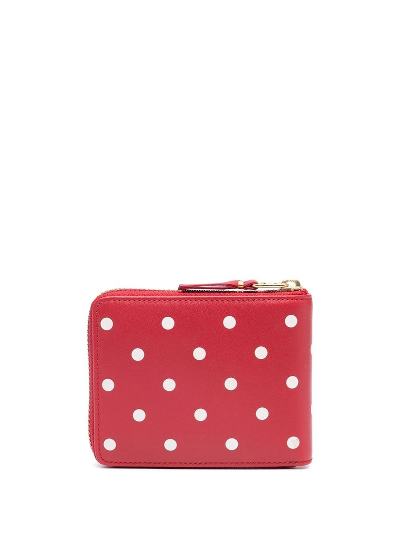 Comme Des Garçons polka-dot compact wallet outlook