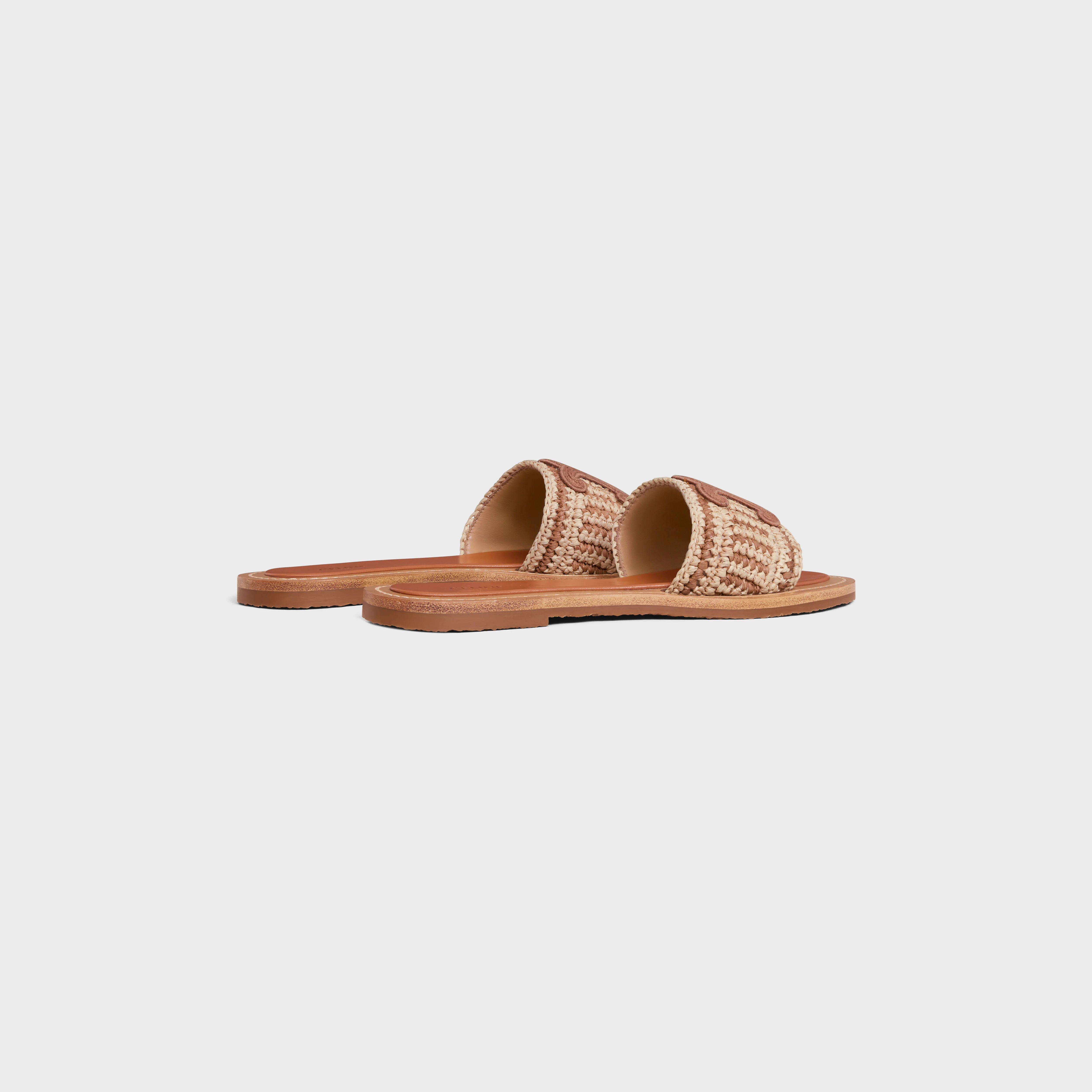 CELINE LYMPIA MULE in RAFFIA - 3