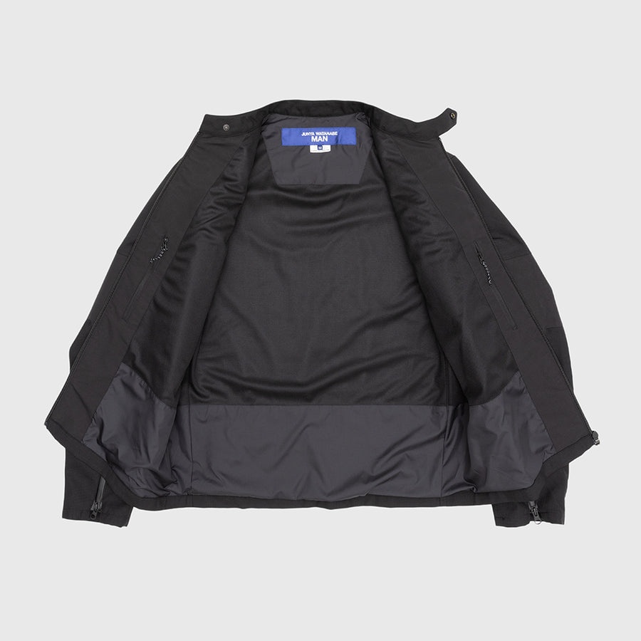 TRIPLE LAYER NYLON MOTO JACKET - 10