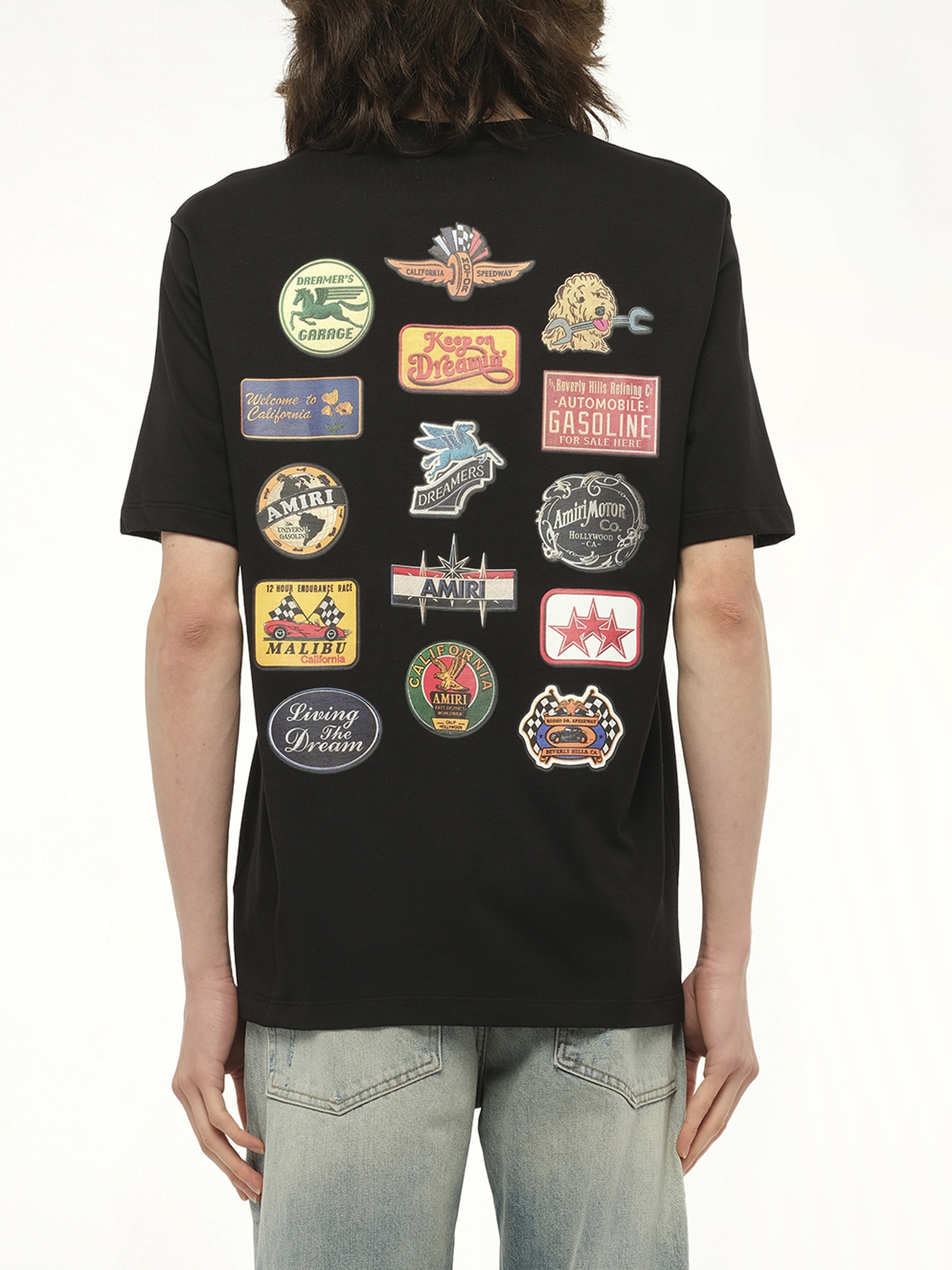 Station Patch T-Shirt in Black - 6