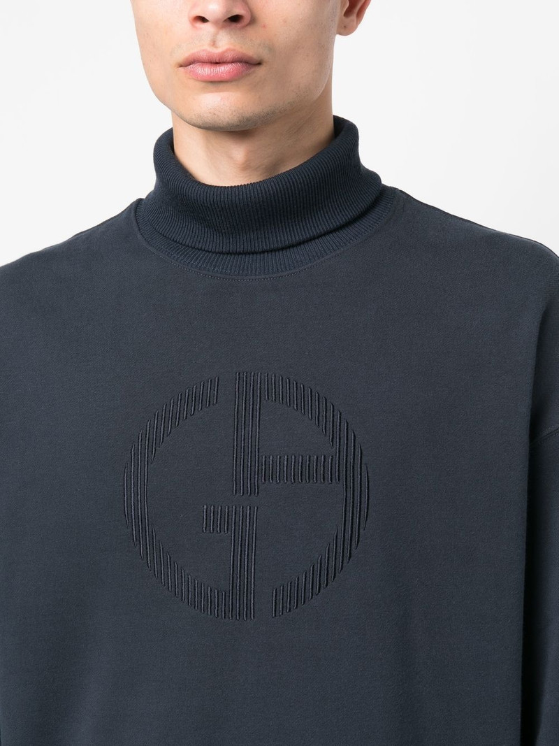virgin wool roll neck jumper 5