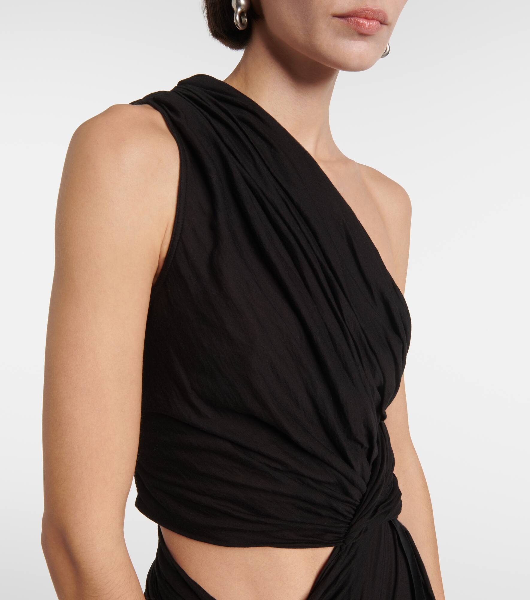 DRKSHDW Fog cotton midi dress - 4