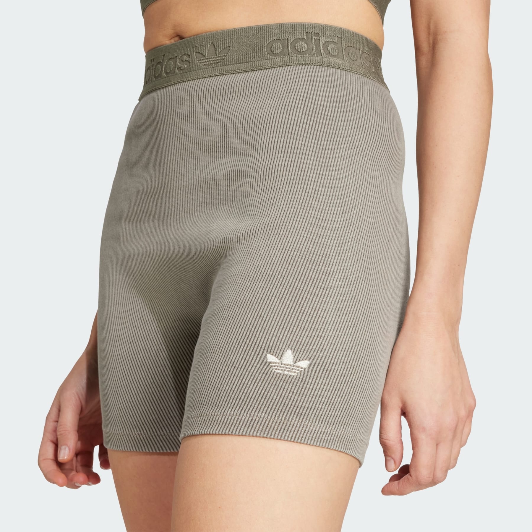 Essentials Rib 1/4 Washed Shorts - 5