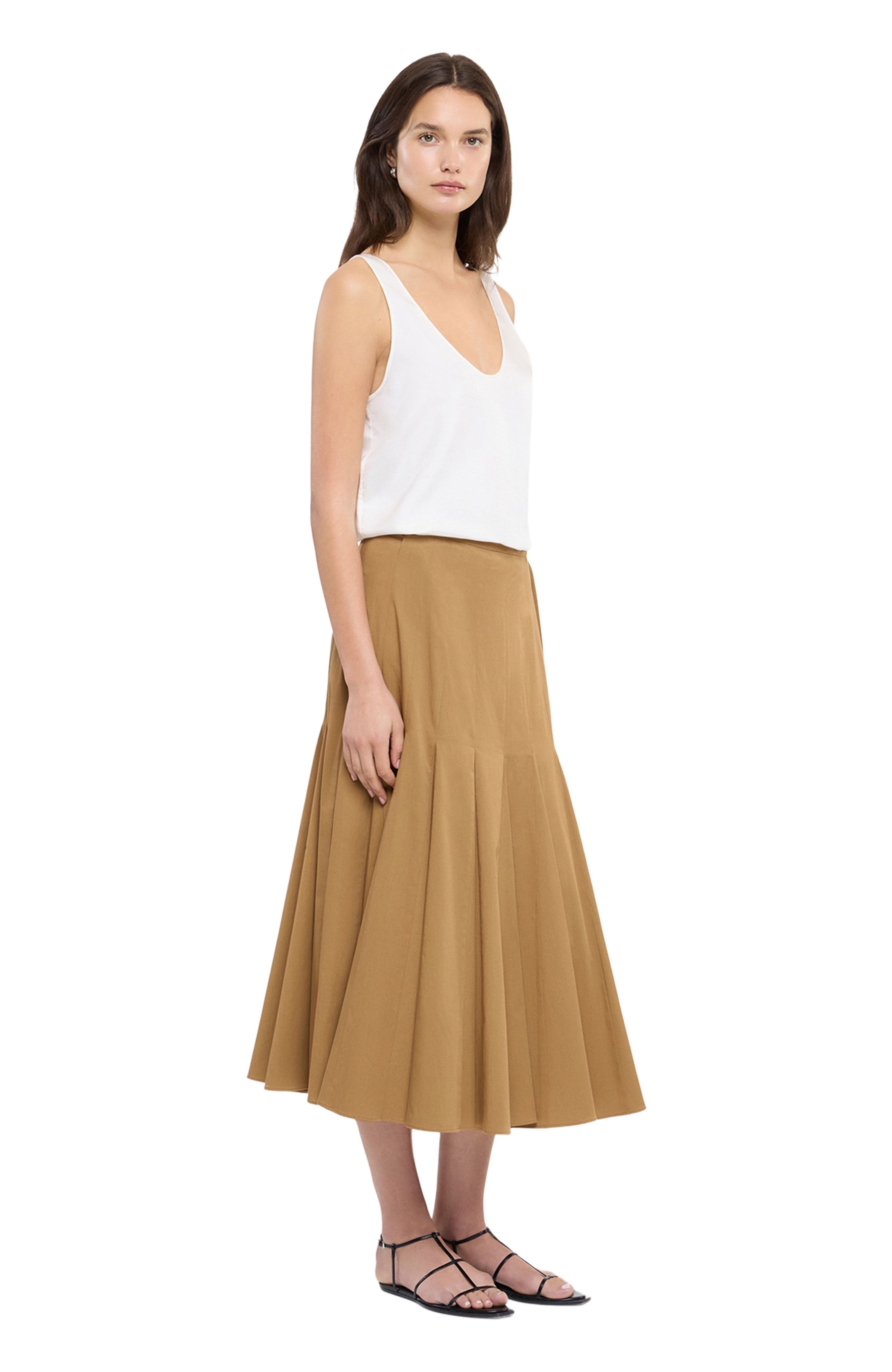 Another Tomorrow Panel Wrap Skirt in Toffee at Nordstrom - 2