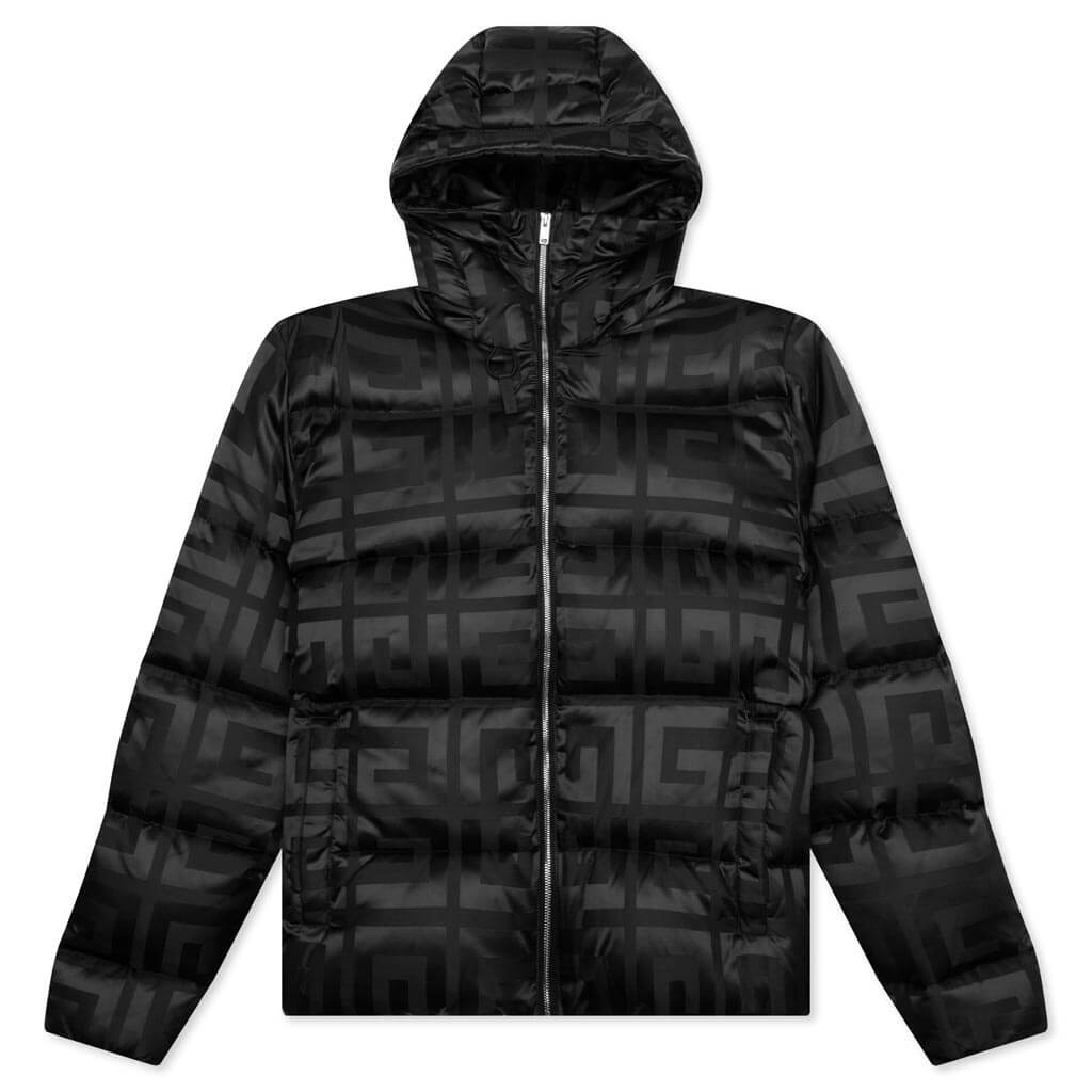 4G PUFFER JACKET - BLACK - 1