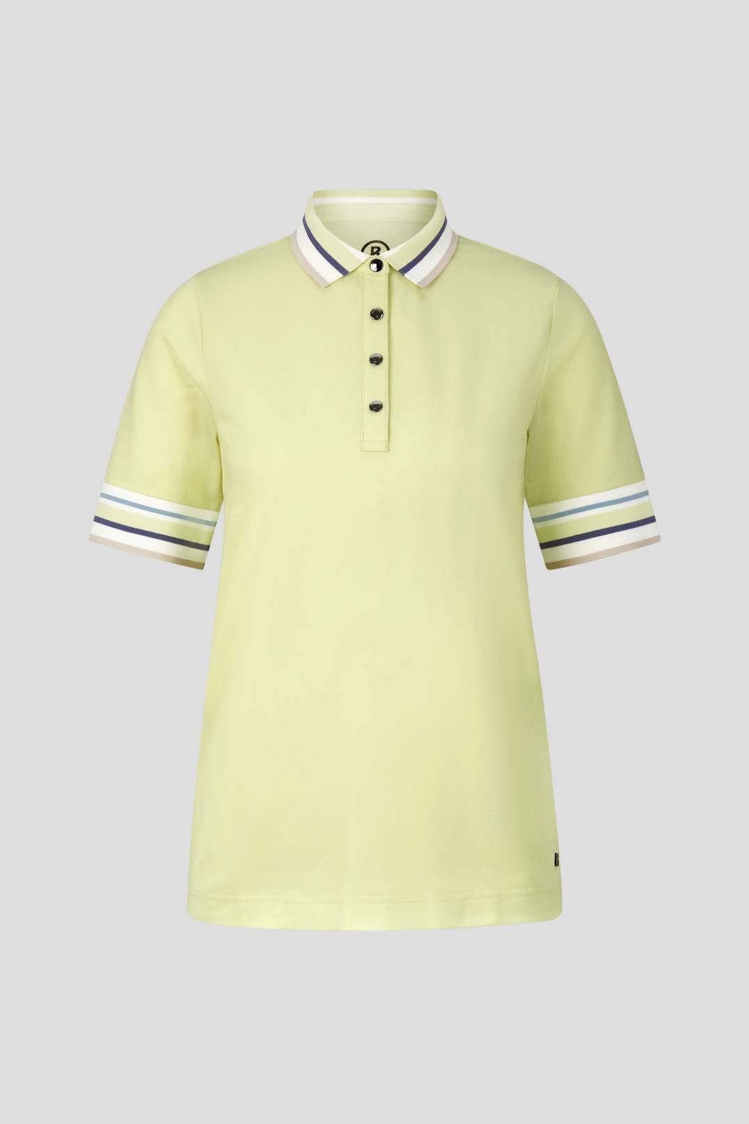 ZOFIE POLO SHIRT IN PASTEL YELLOW - 1