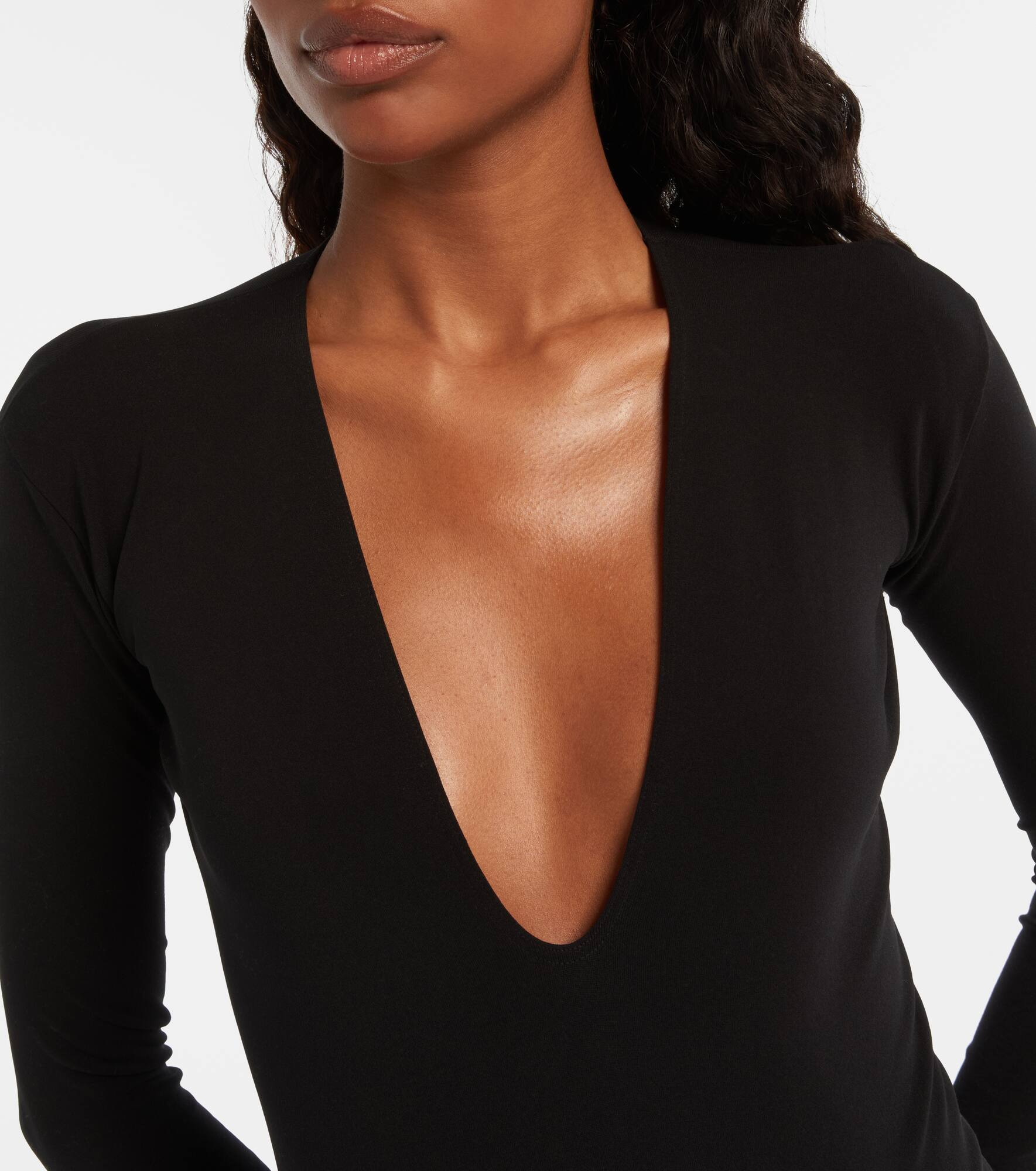 V-neck bodysuit - 5