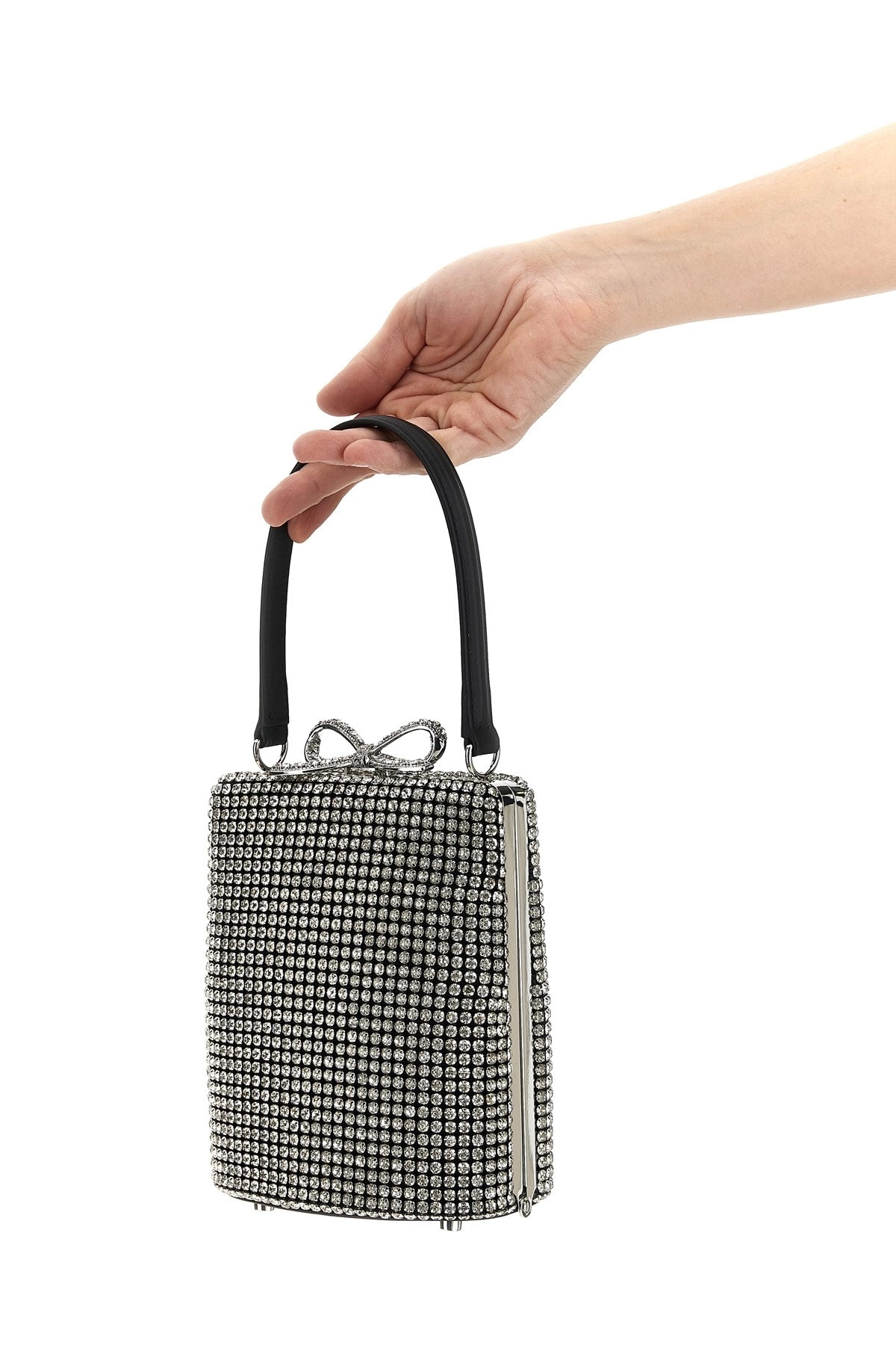 'Silver Crystal Fishnet' handbag - 2