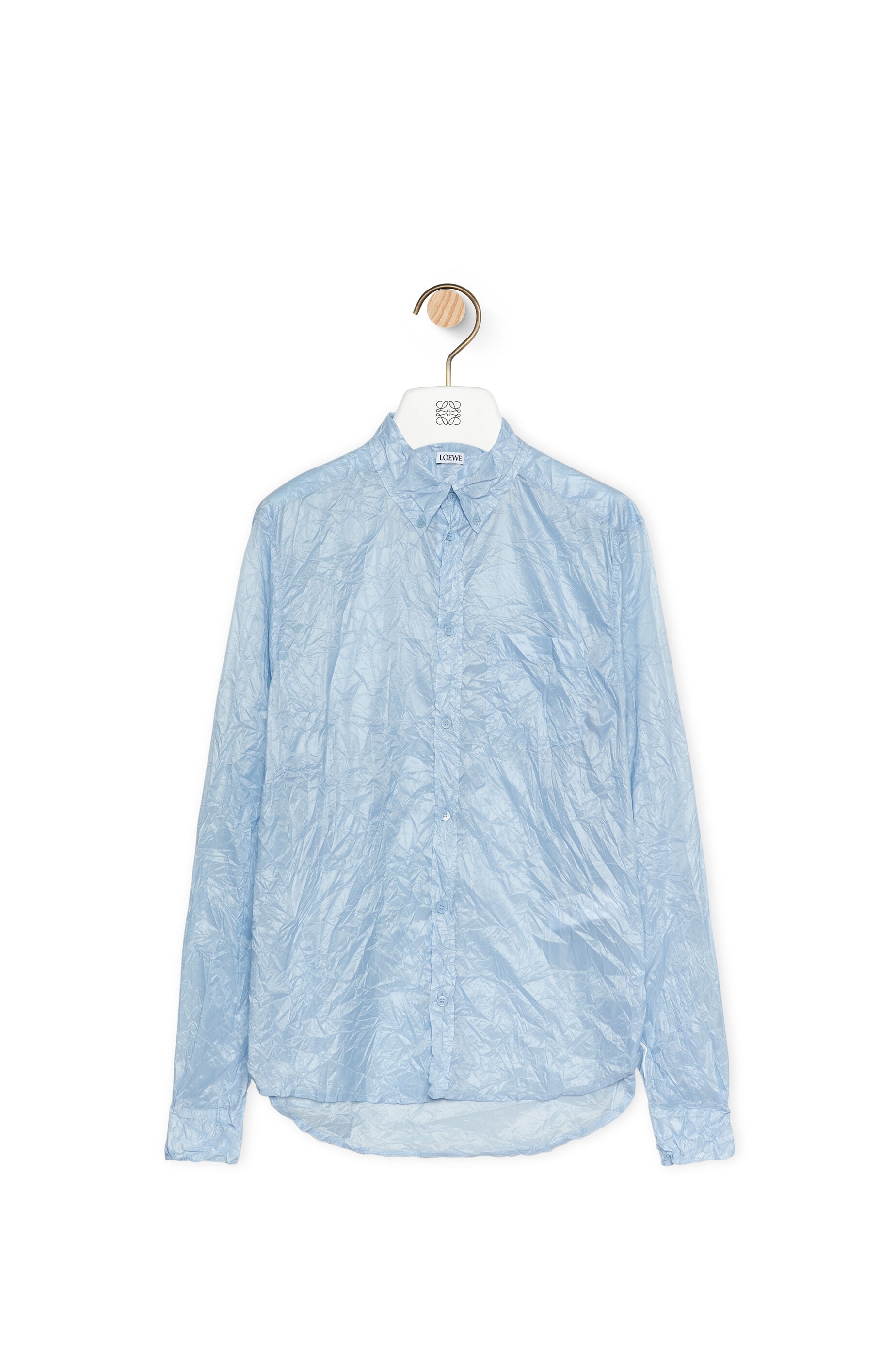 Crinkle shirt in polyester - 1