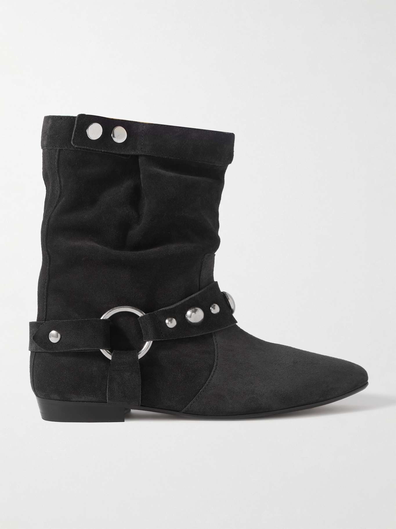 Stania studded suede ankle boots - 1