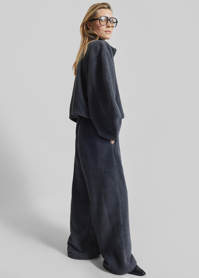 Treveray Fleece Sweatpants - Dark Grey 4