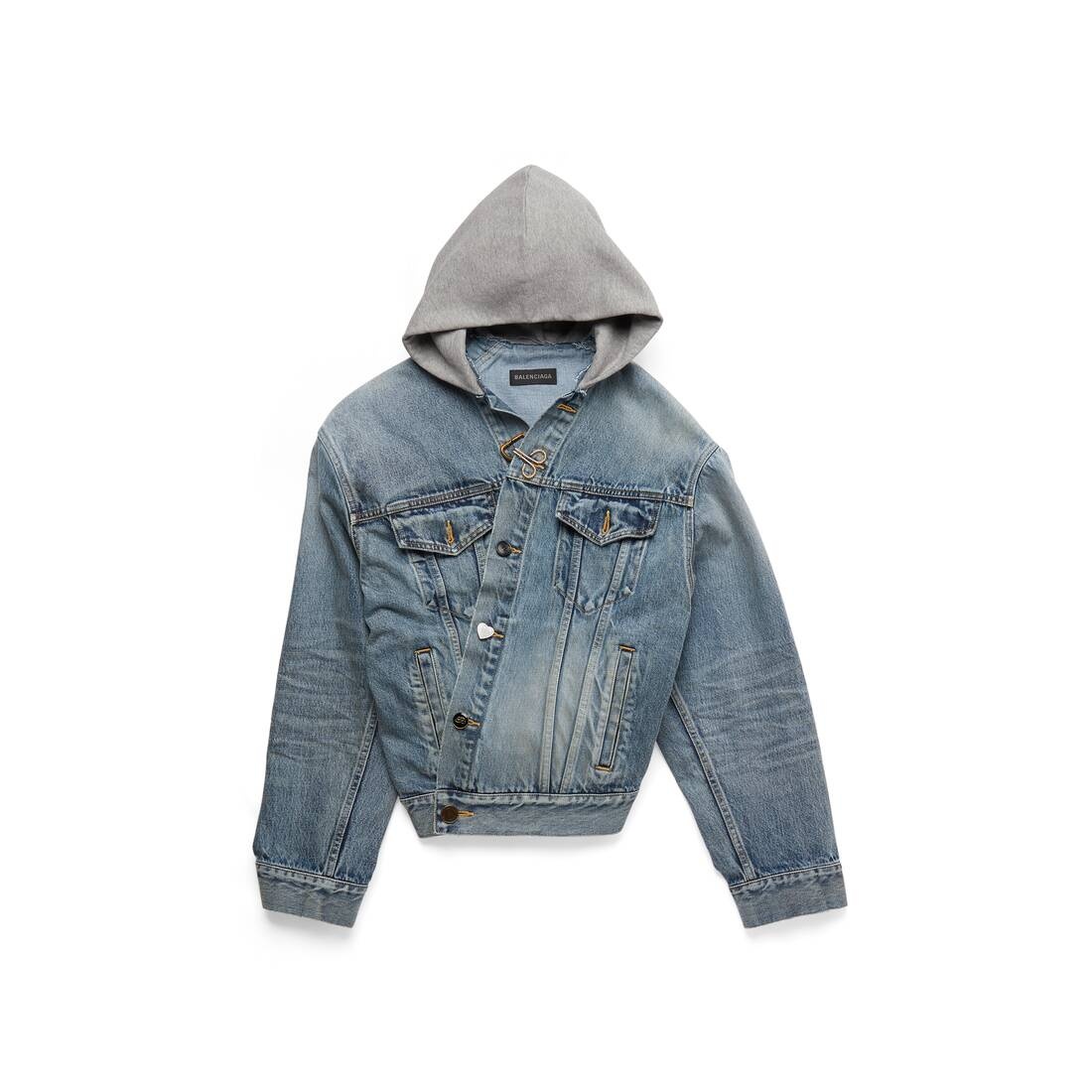 BALENCIAGA Women's Diy Jacket in Light Blue | REVERSIBLE