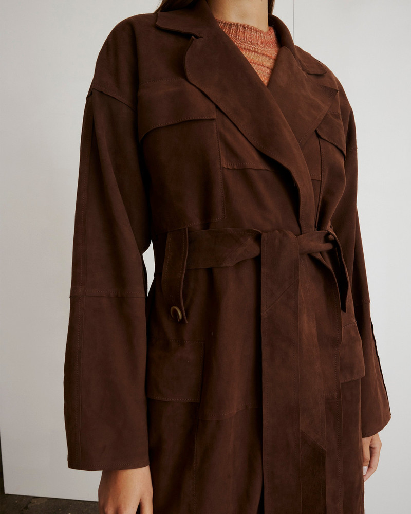 SUEDE CLAYTON COAT 5