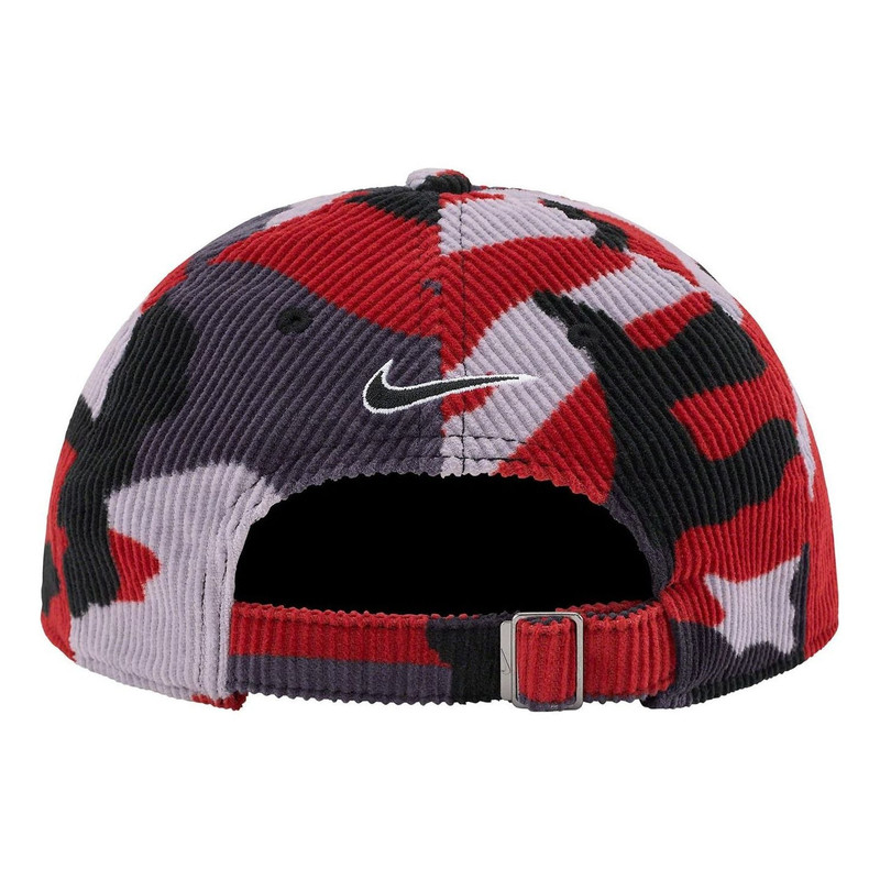 Supreme Supreme x Nike Arc Corduroy 6-Panel Cap 'Black White' DM9048-689 outlook