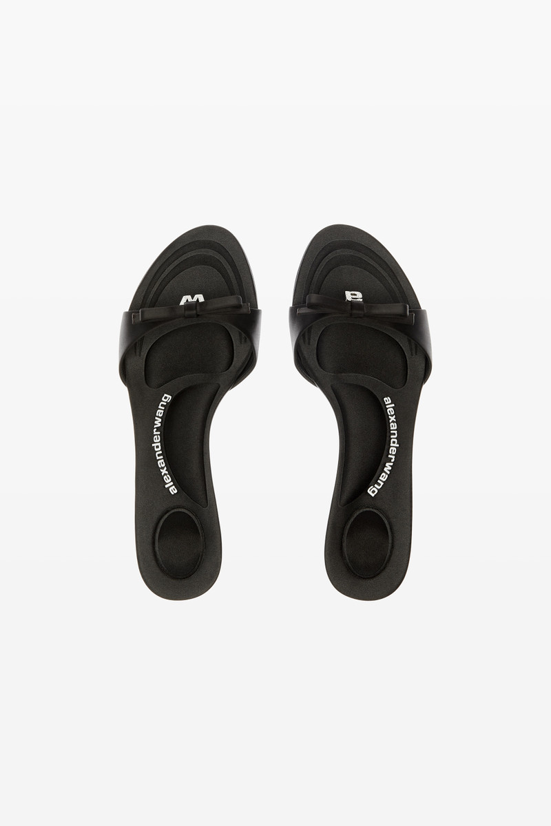 DAHLIA 50 BOW SANDAL IN SATIN 5