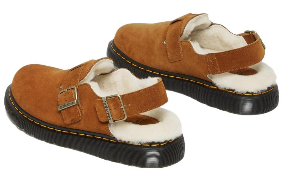 Dr. Martens Jorge Shearling Slingback Mule 'Brown' 27717999 - 4
