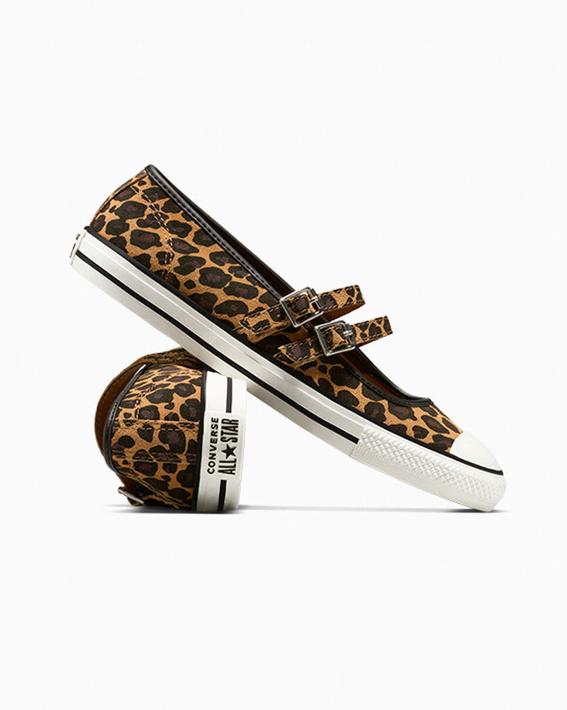 Chuck Taylor All Star Dainty Mary Jane Leopard Suede 7