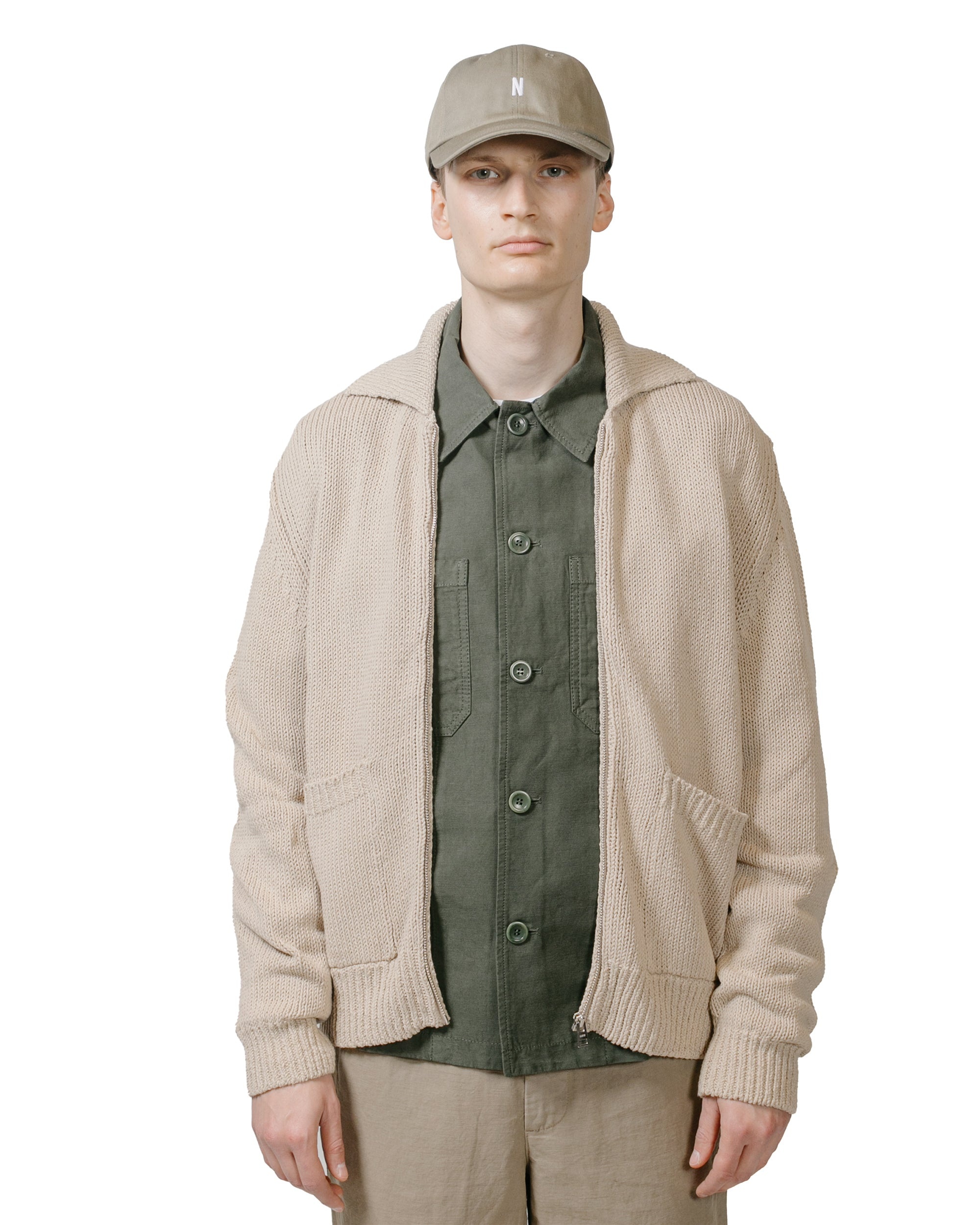 Erik Cotton Jacket Tan - 2