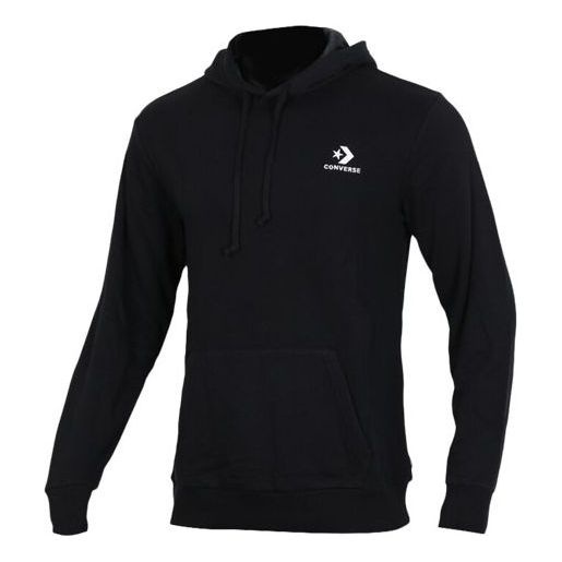 Converse Star Chevron Embroidered Pullover Sweatshirt 'Black' 10008926-A01 - 1