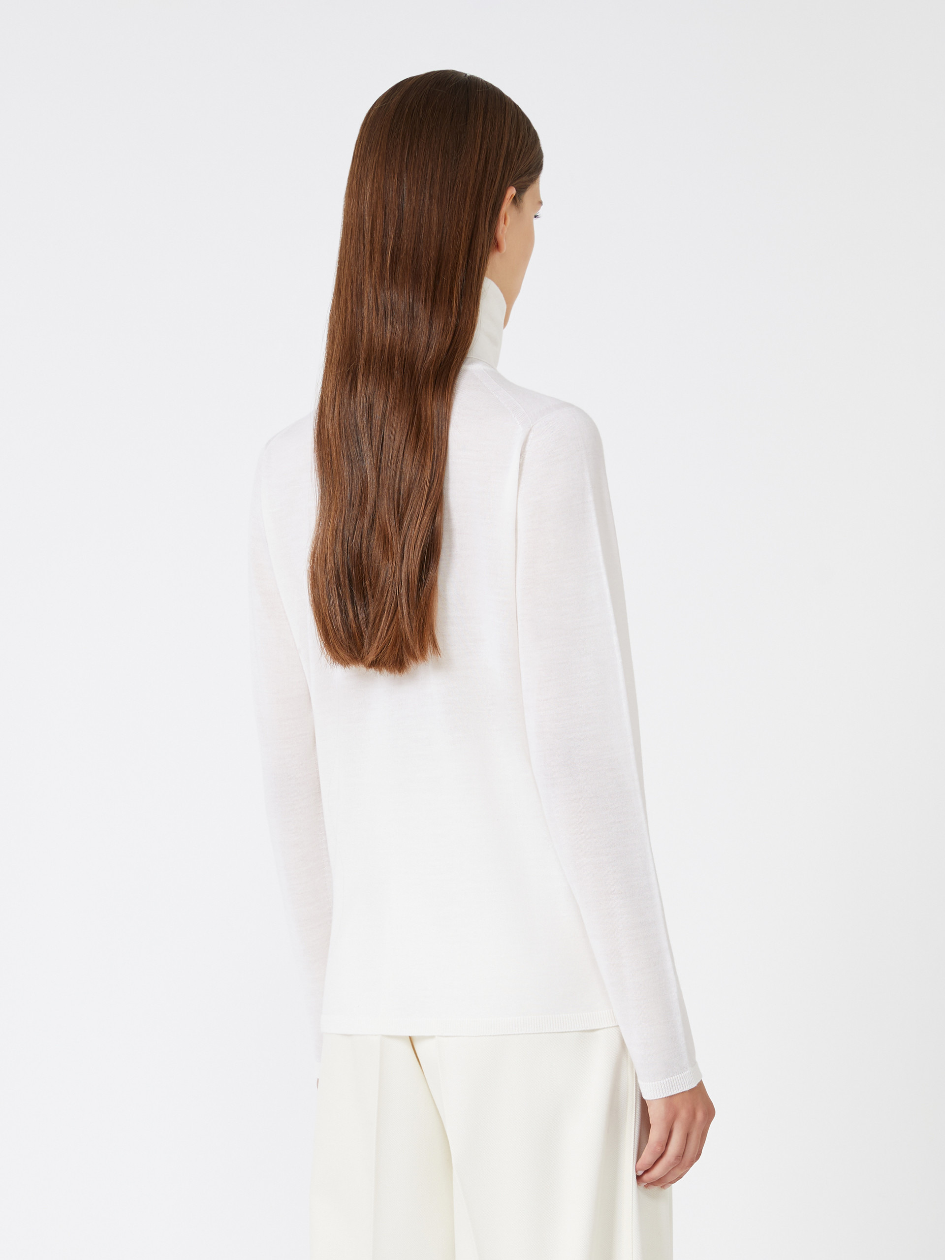 SALUTO Wool knit turtleneck jumper - 4