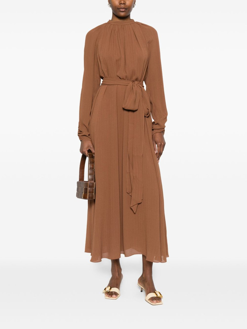 JOSEPH Pinky tie-waist midi dress outlook